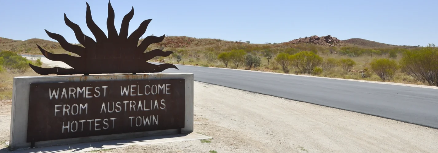 Marble Bar - Hotter than a snake’s butt!<br>WA’s relentless heatwave