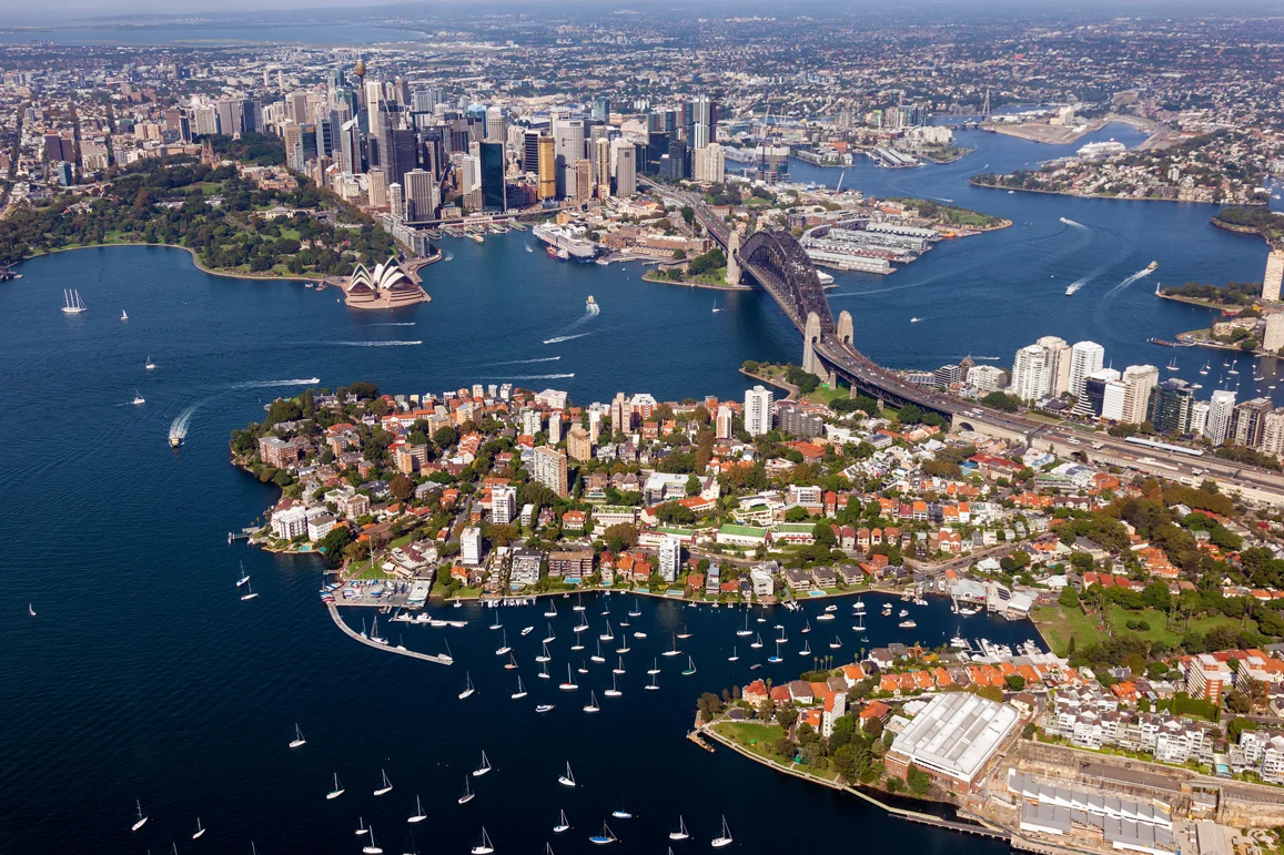 Aerial Photo of Sydney City